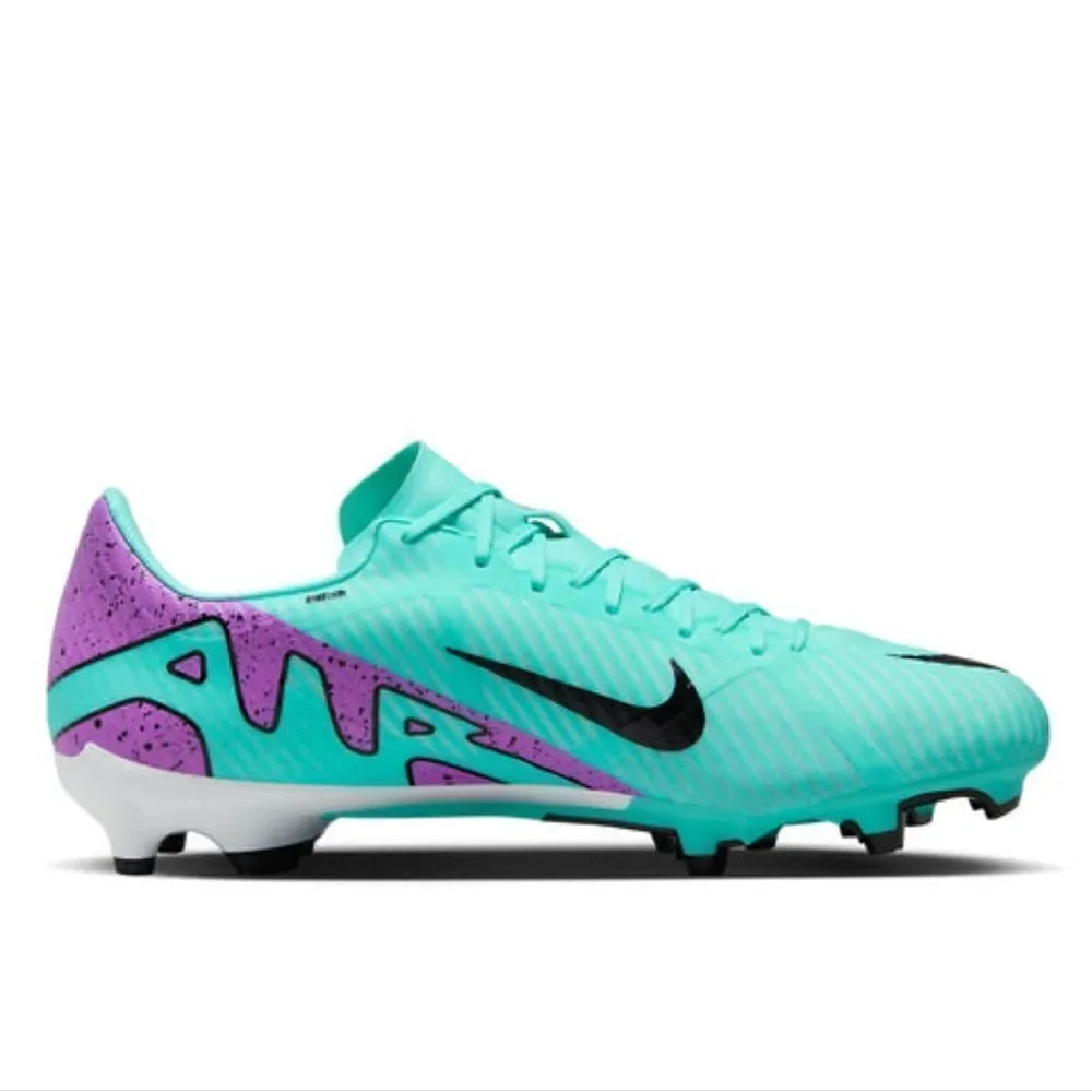 Nike Zoom Vapor 15 Academy Mens Size 10 DJ5631-300 FG/MG Turquoise Soccer Cleats